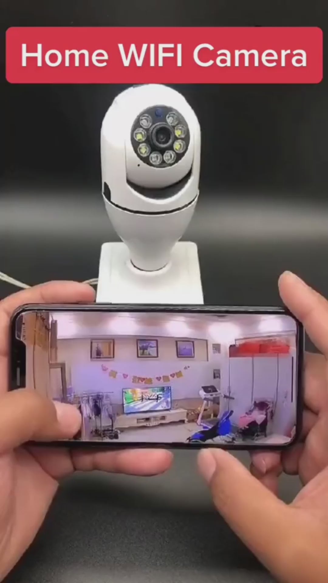 PHILAX Cam E27 — Cámara WiFi 1080P con Seguimiento Automático